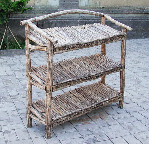 driftwood shelf, handmade, bali, indonesia