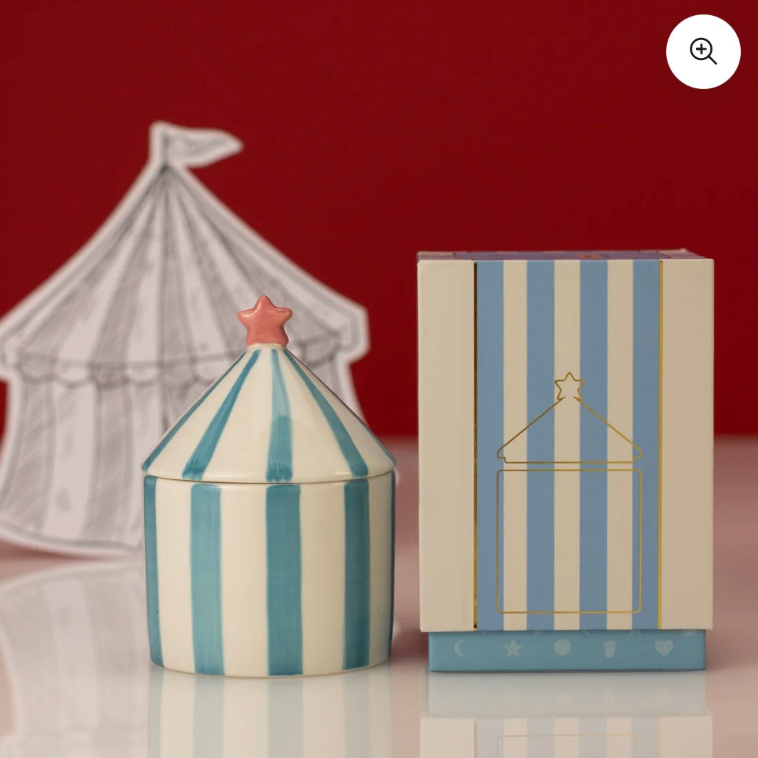 Carnival Candle - Acrobat Blue - Activated Charcoal & Matcha