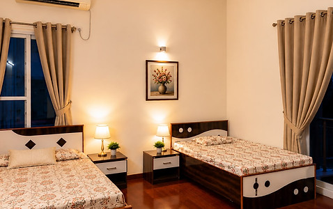 Old age home double occupancy 