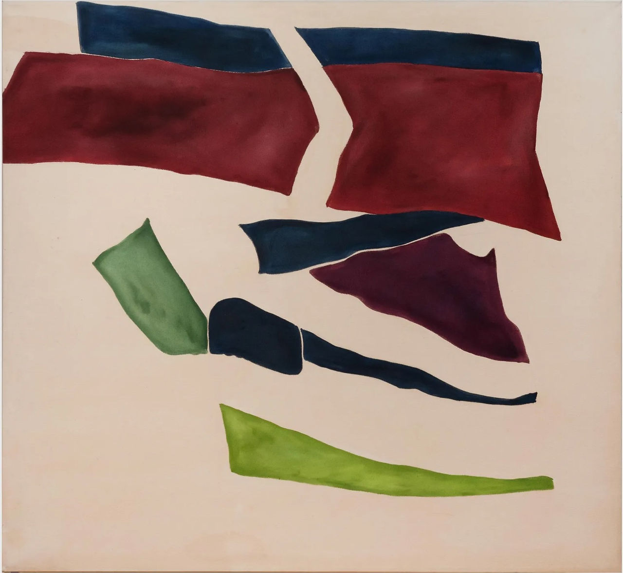 Jack Roth, Aleph Not, 1976, acrylic on canvas