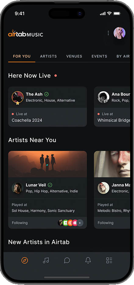Airtab Music App