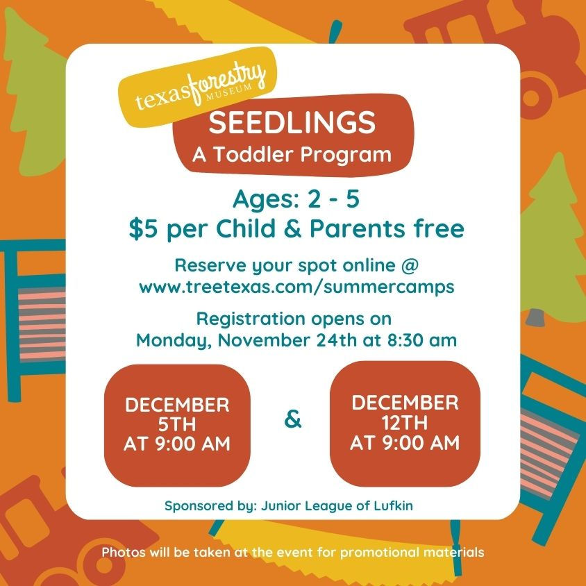 Seedlings Class: December 5th at 9:00 am
