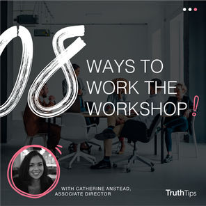 8 ways to work the workshop with Catherine Anstead