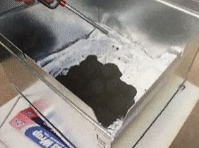 Lined with aluminum foil - clean up is a breeze!