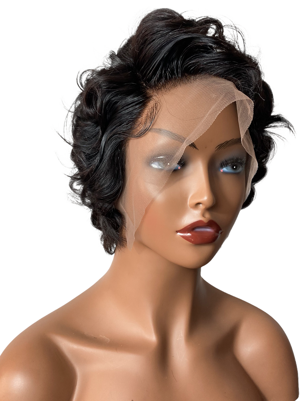 Pixie Human Hair Lace Front Wig