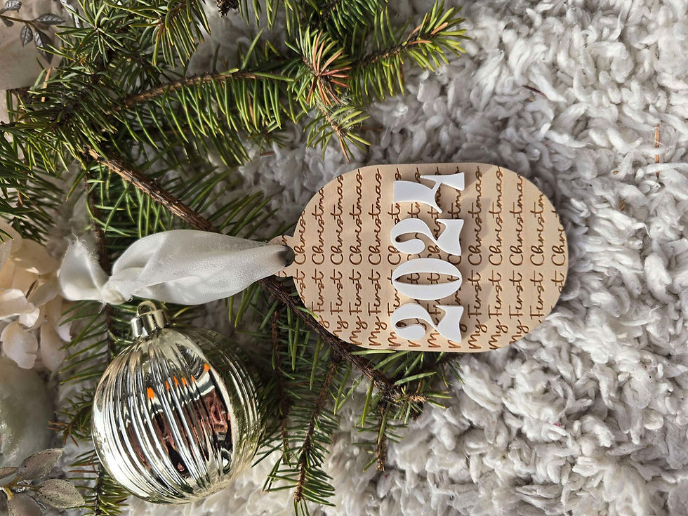 Thumbnail: Our First Christmas as (Wood/Acrylic Options)