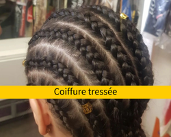 Coiffure tressée