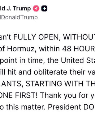 The screenshot of Pesident’s Trump posts have been taken by the author