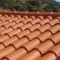 Tejas de barro