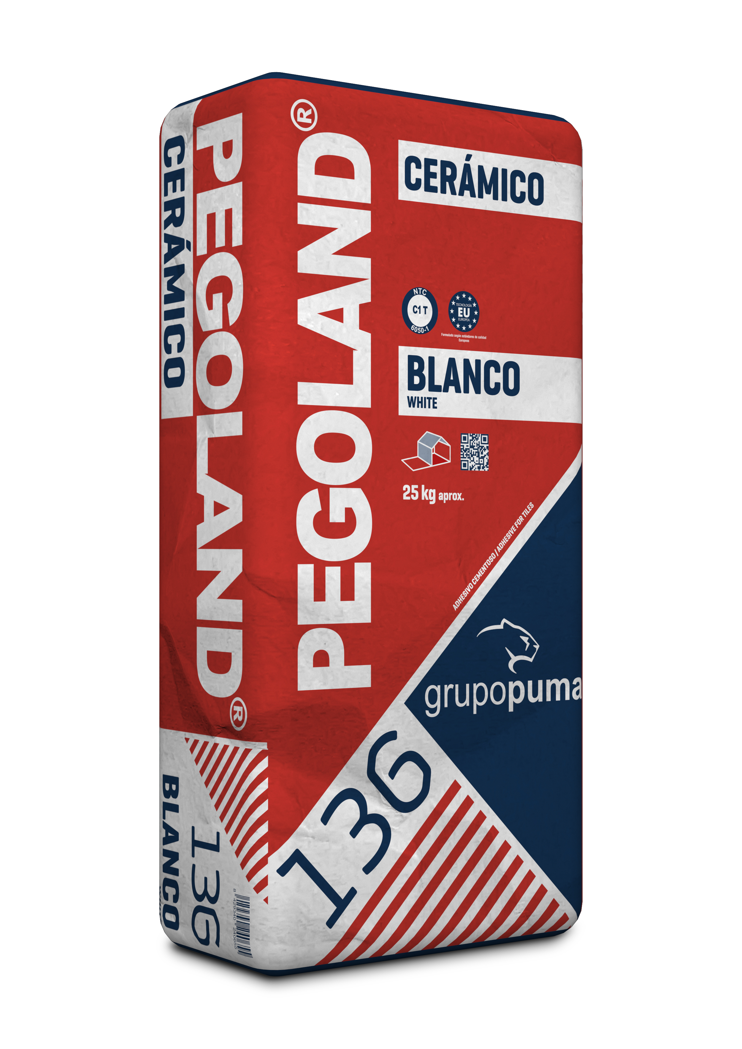 PEGOLAND CERÁMICO BLANCO x 25 kg