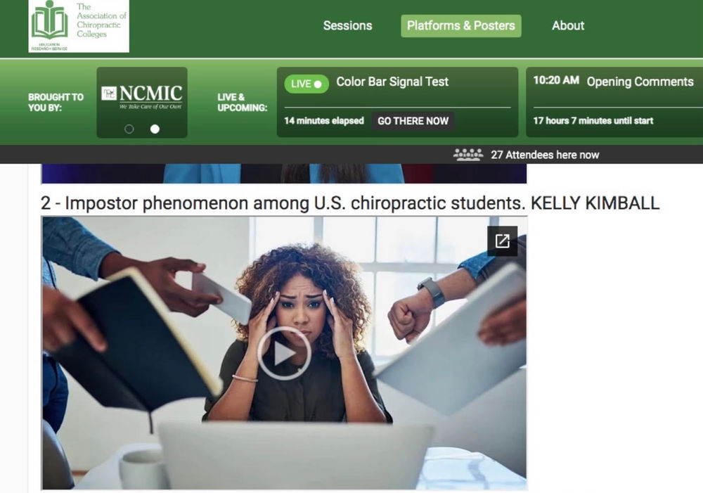 Dr. Kimball presents her research at ACCRAC!