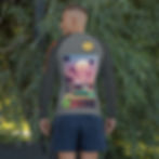 Men's Rash Guard back view