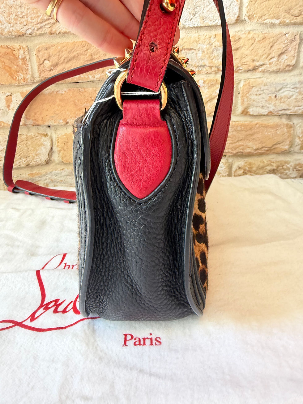 Thumbnail: Christian Louboutin Top Handle Bag - Leopard/Black