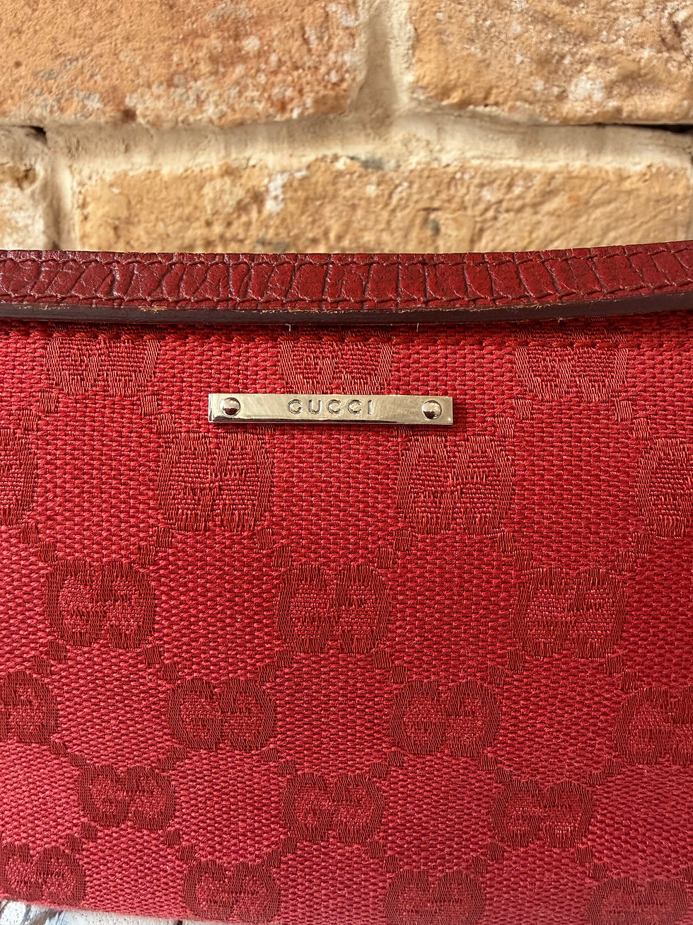 Thumbnail: GUCCI Pochette - Red Monogram