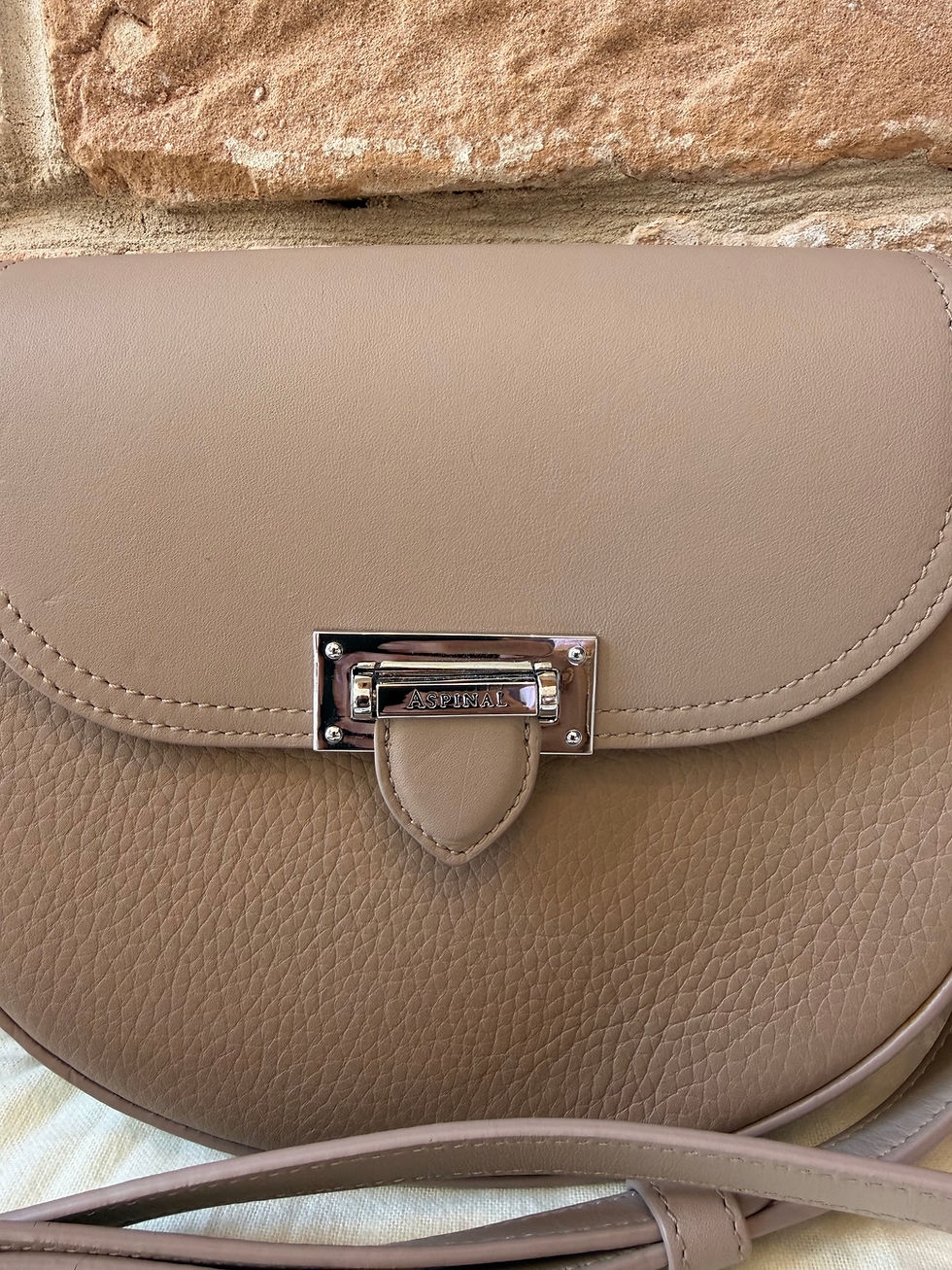 Thumbnail: ASPINAL OF LONDON Portobello Bag - Taupe (RRP £495)