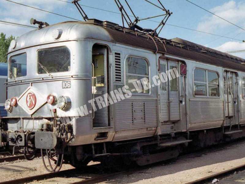 Locomotive VB Vollon Et Brun Motrice Budd HO – À Restaurer, époque SNCF, 2 Rails CC, Argentée