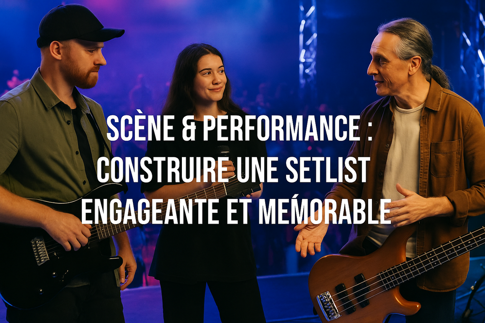Scène & performance : construire une setlist engageante et mémorable