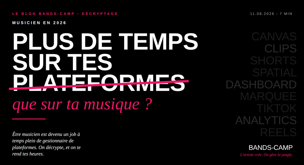 Futuradio - Plus de temps sur tes plateformes que sur ta musique ? Voilà comment reprendre la main en 2026