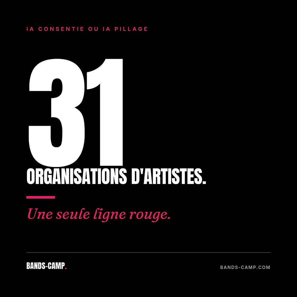 Deals IA imposés : ce que 31 organisations d'artistes viennent d'exiger, et ce que ça change pour toi