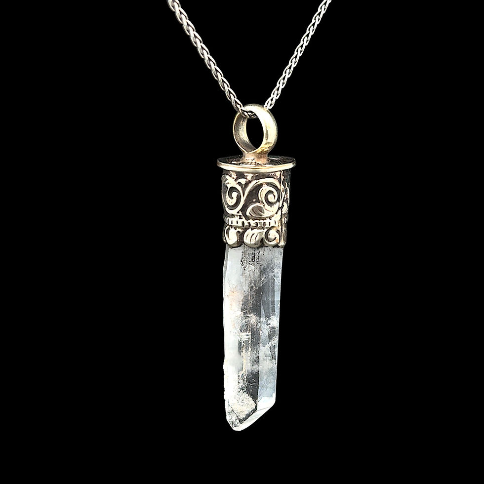 Thumbnail: Pure Quartz Energy Necklace 