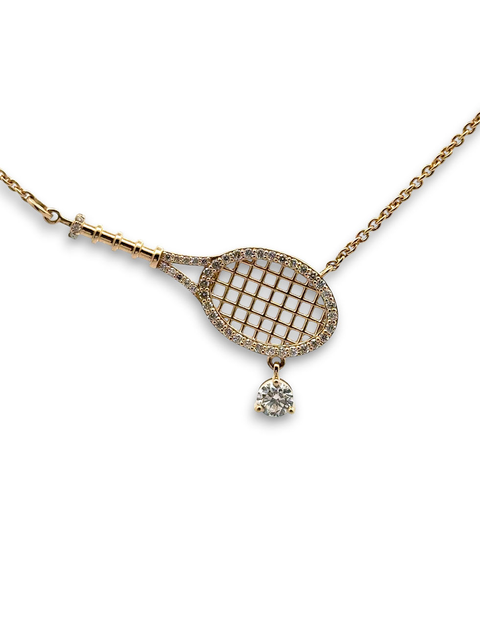 Thumbnail: Tennis Racket Necklace 
