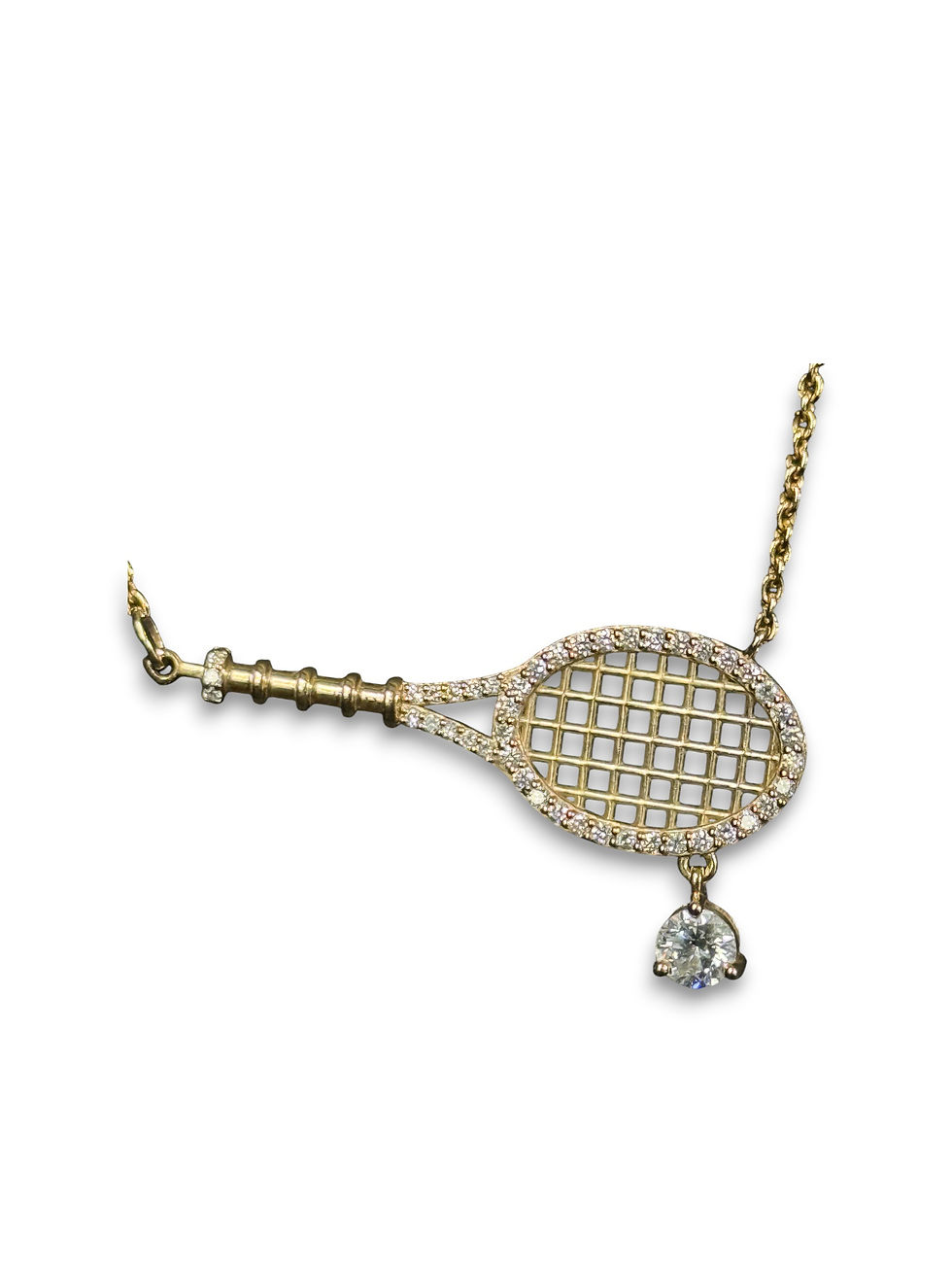 Thumbnail: Tennis Racket Necklace 