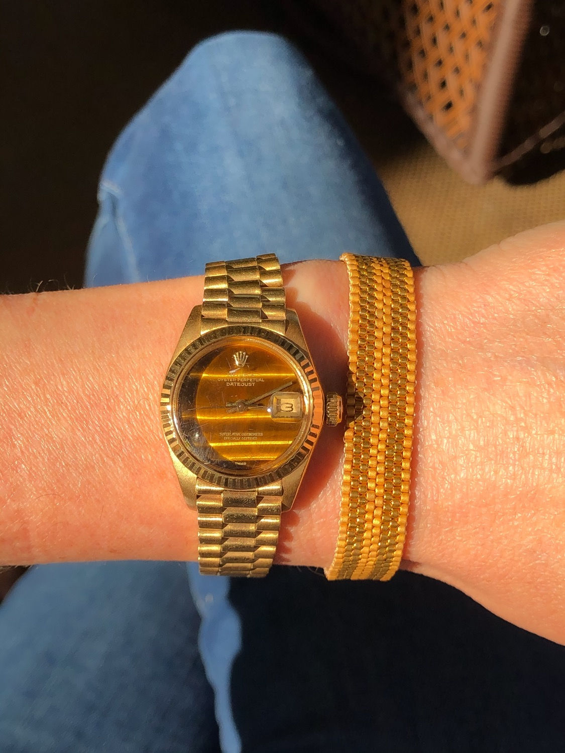 Alati 24k gold plated seed bead 