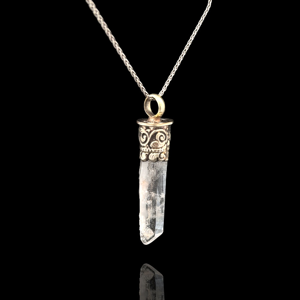 Thumbnail: Pure Quartz Energy Necklace 