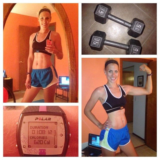 I pressed play and did a lil extra today! #21dayfix #totalbodycardio #workout #eatright #eatclean #e
