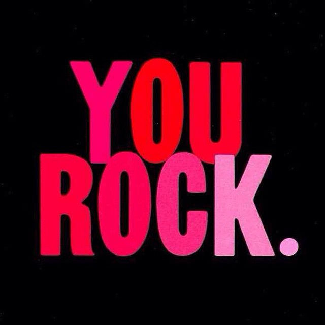 You rock! You are beautiful! You are unique! You are loved!!!! #motivation #motivate #inspire #inspi