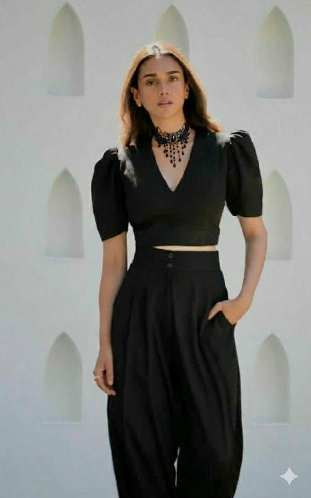 Thumbnail: Gothic Lace Choker Necklace 2