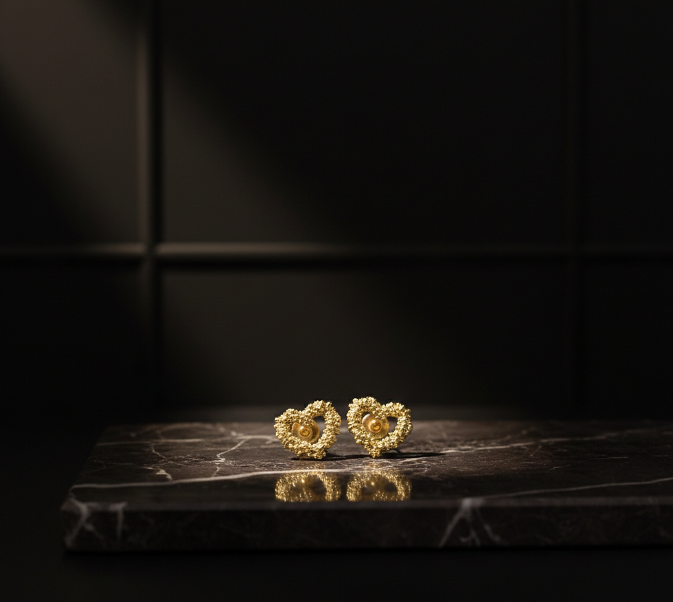 Thumbnail: Lace Heart Earrings