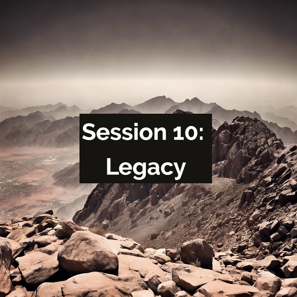 Session 10: Legacy