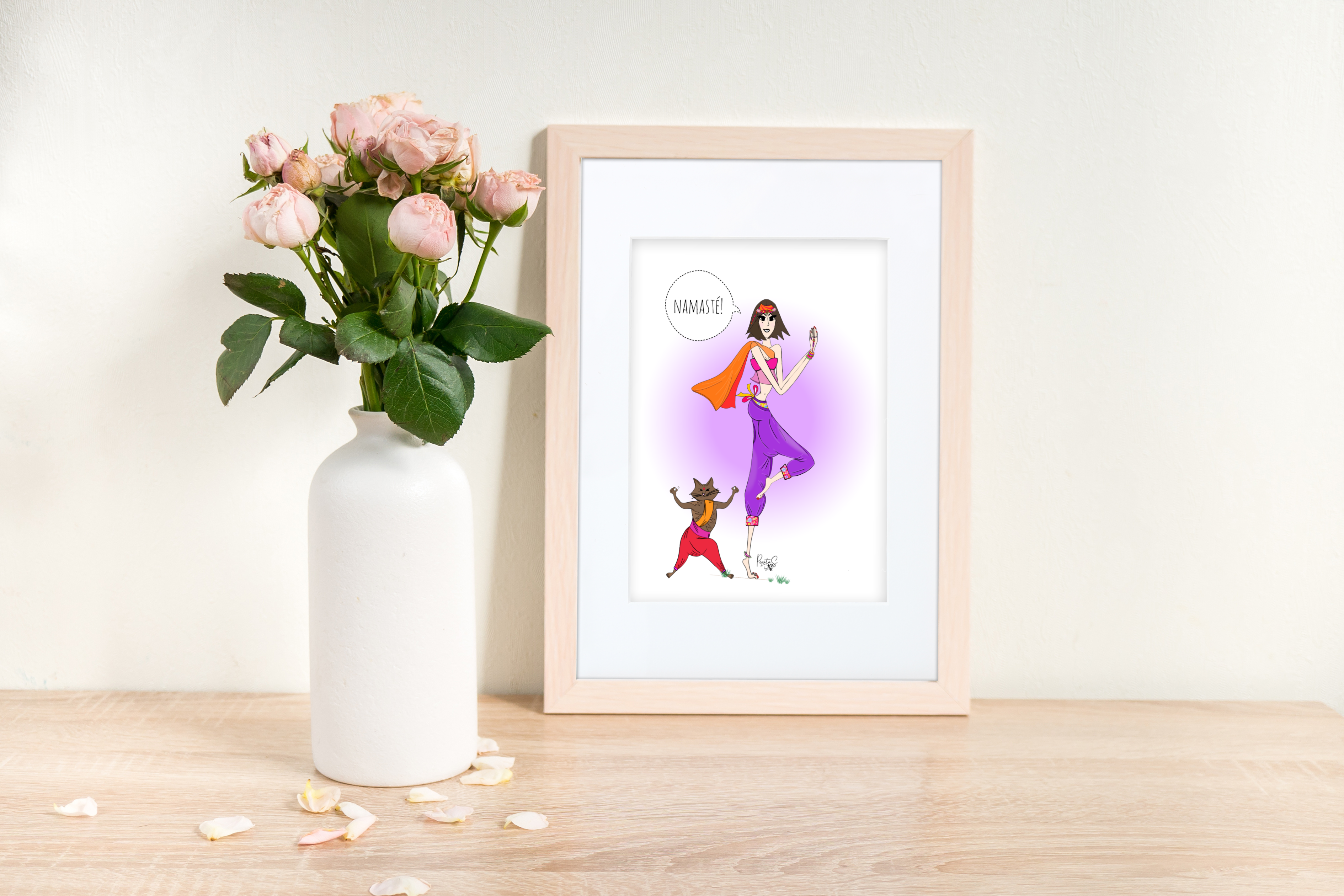 Illustration PépitaS© - ZEN "Namasté"