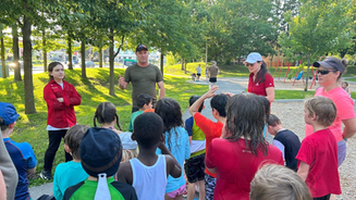 Rewarding the local Barrhaven Beavers for their efforts with Cleaning the Capital