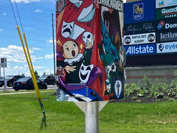 High school students colour Barrhaven streets with artistic traffic control boxes