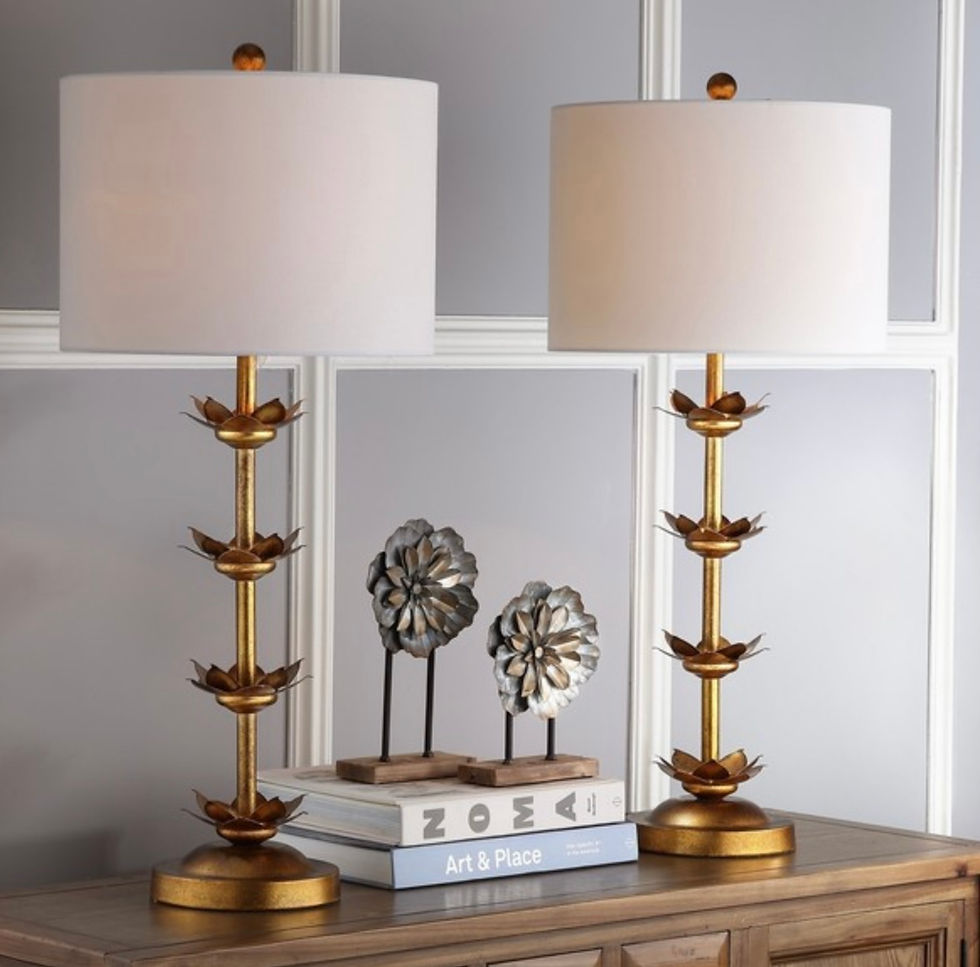 Thumbnail: LANI LEAF TABLE LAMP-SET2