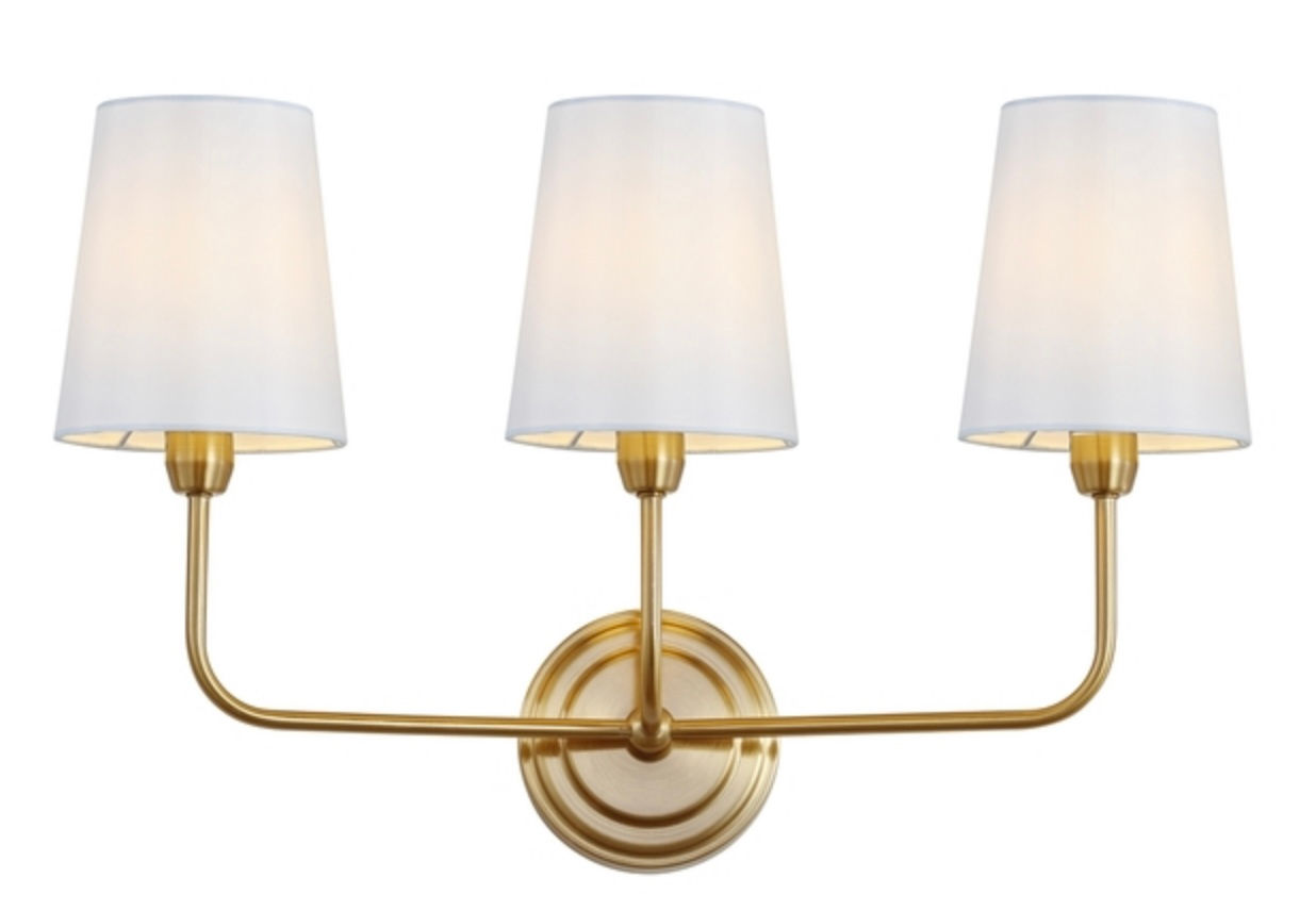 SAWYER THREE LIGHT WALL SCONCE