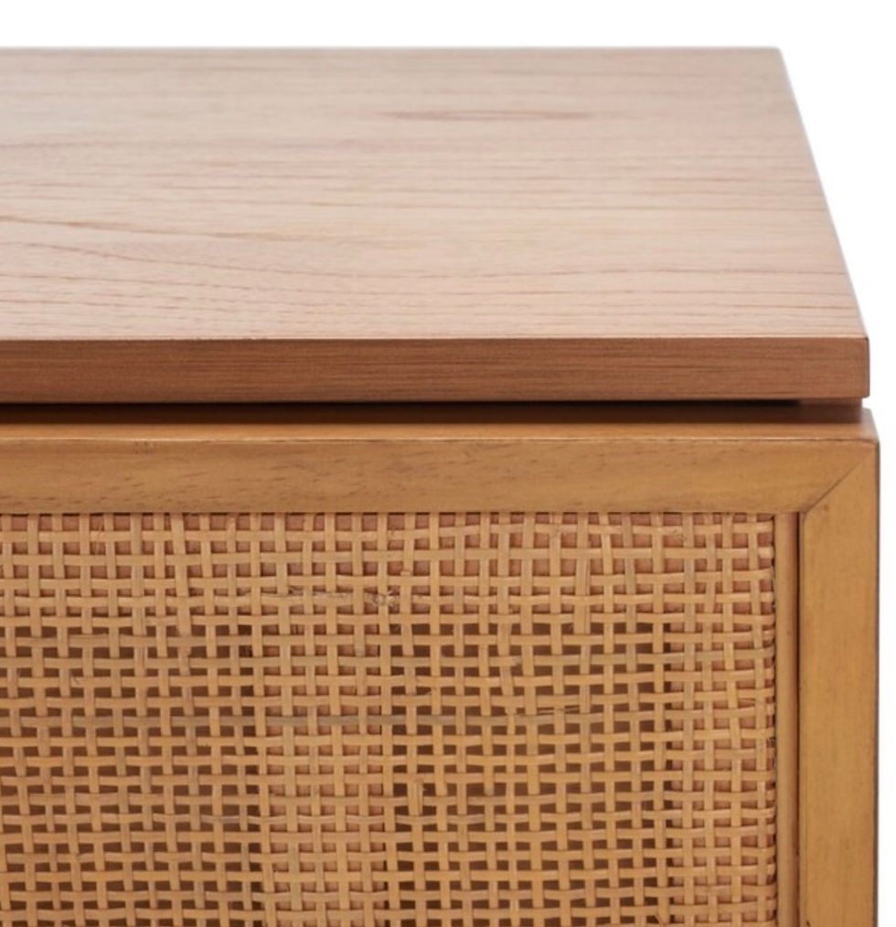Thumbnail: Zadie 3 Drawer Rattan Chest