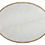 Thumbnail: Jessa Oval Metal Coffee Table
