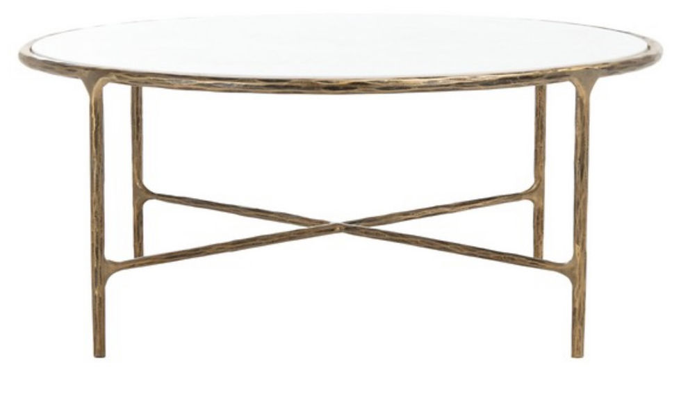 JESSA ROUND METAL COFFEE TABLE