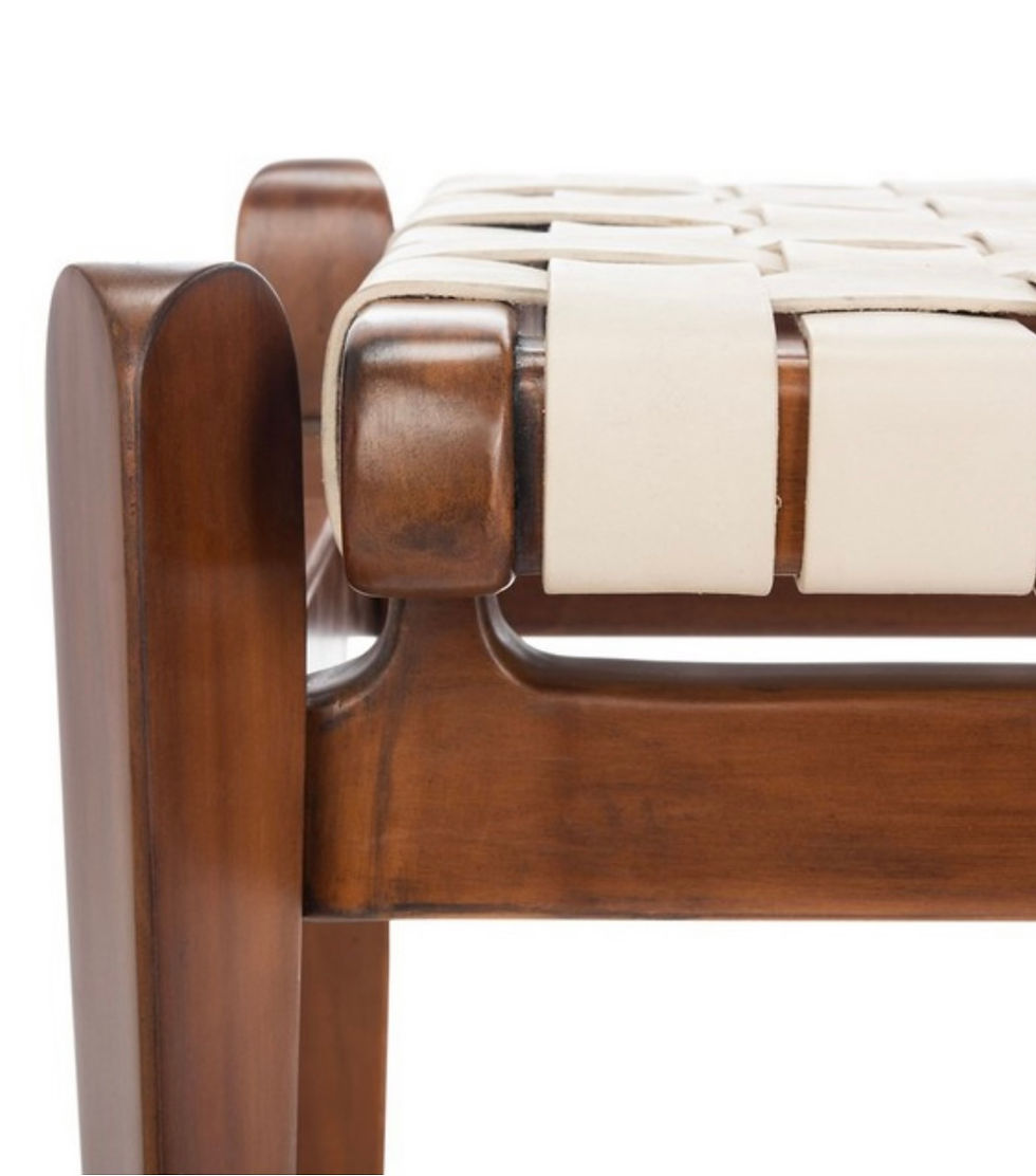 Thumbnail: Dilan Leather Bench