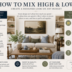 How to Mix High and Low: Create a Designer Look on Any Budget