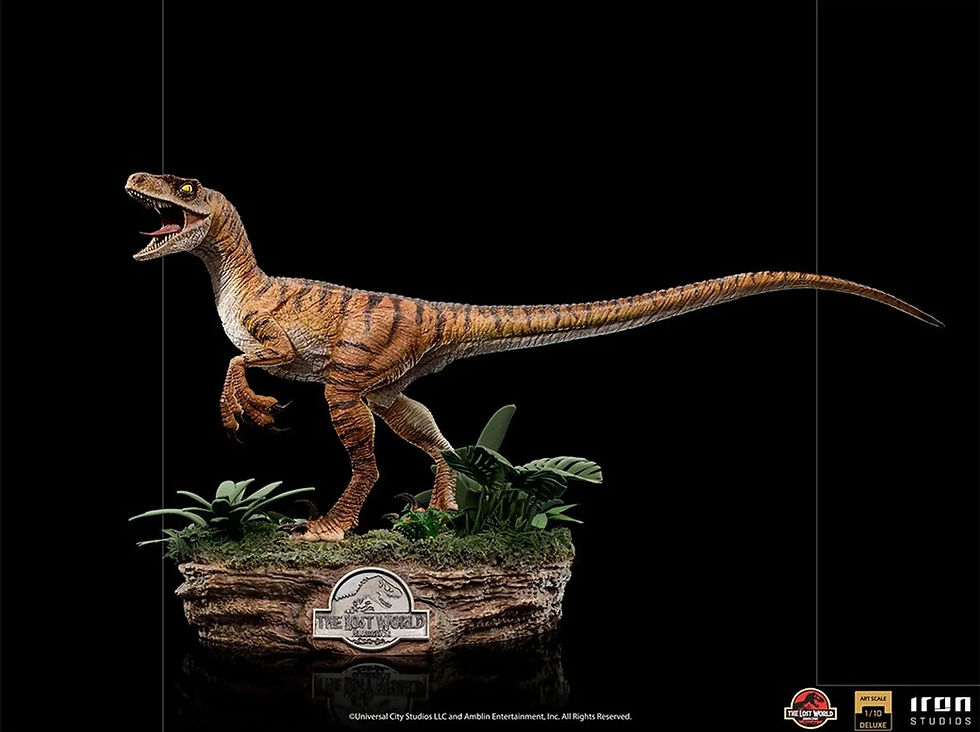 Thumbnail: The Lost World: Jurassic Park - Velociraptor Deluxe Art Scale 1/10 Statue