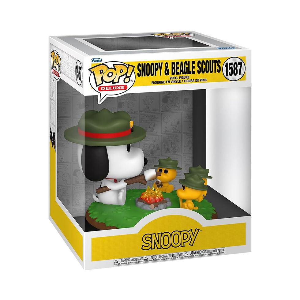 Funko POP! Deluxe Snoopy & Beagle Scouts Snoopy Roasting Marshmallows #1587 Vinyl Figure