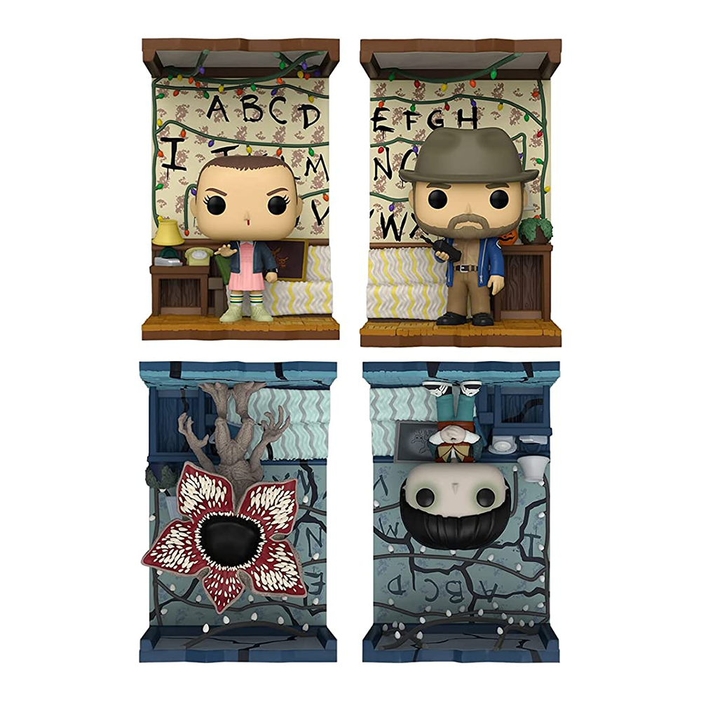POP! Deluxe Stranger Things Byers House Build A Scene - Bundle Of 4