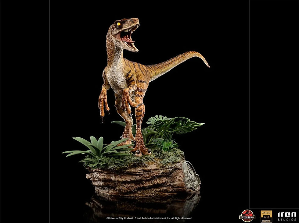 Thumbnail: The Lost World: Jurassic Park - Velociraptor Deluxe Art Scale 1/10 Statue