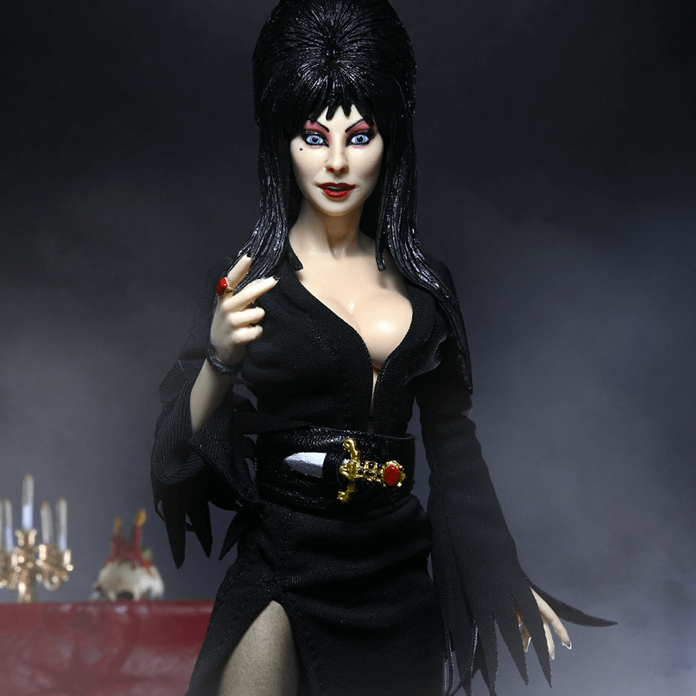 Thumbnail: Elvira Mistress Of The Dark (Clothed) Action Figure - Neca