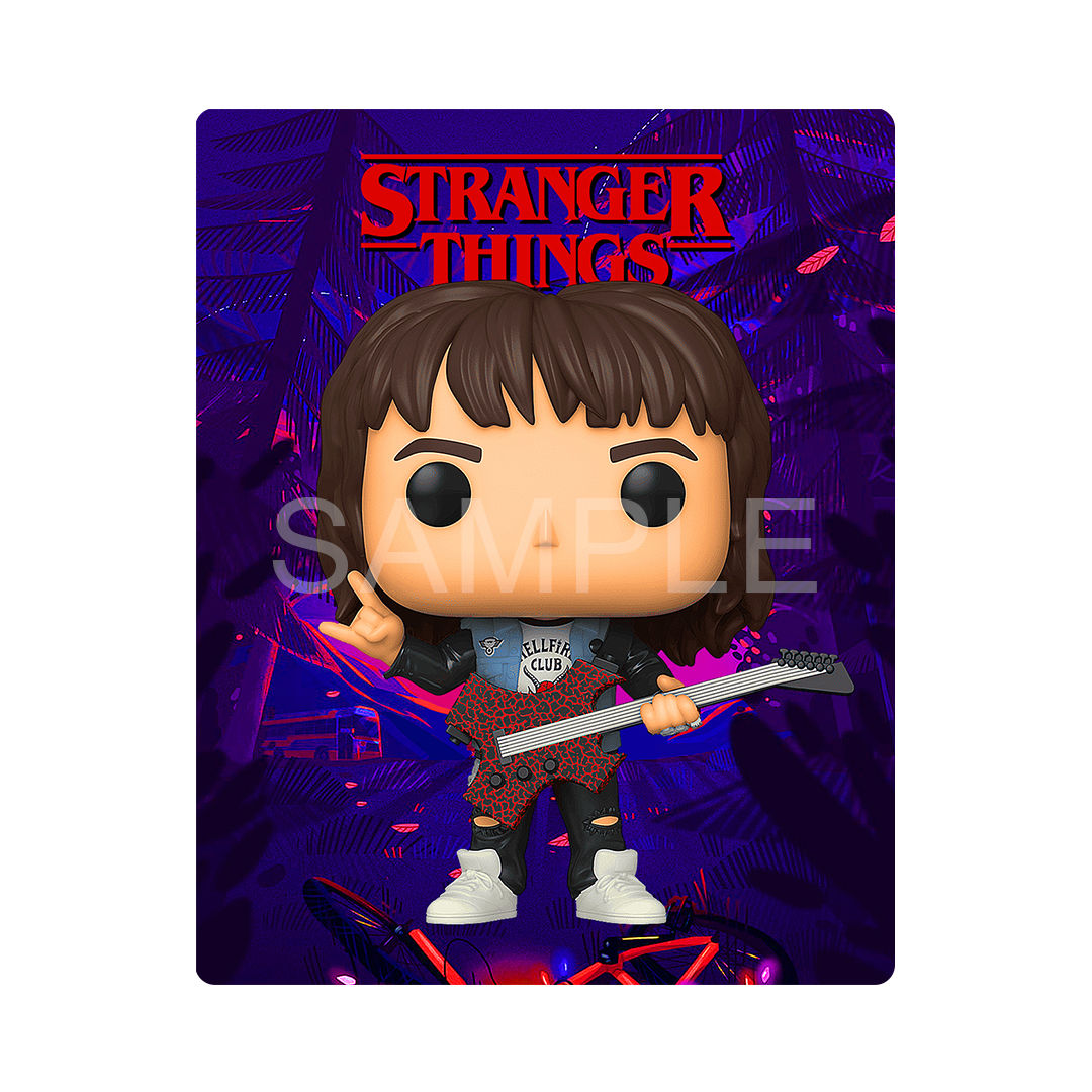 Stranger Things Eddie With Guitar - Geek Art Magnets
