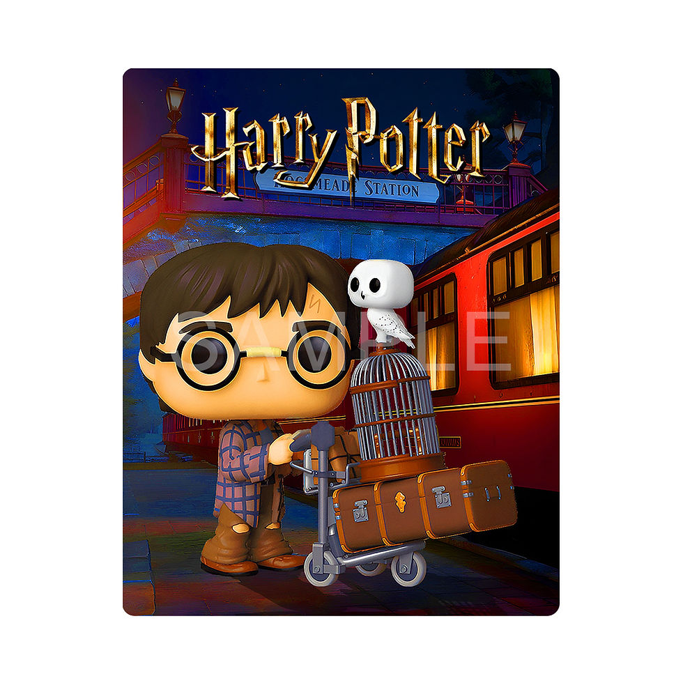 Harry Potter At Hogsmeade Train Station - Geek Art Magnets